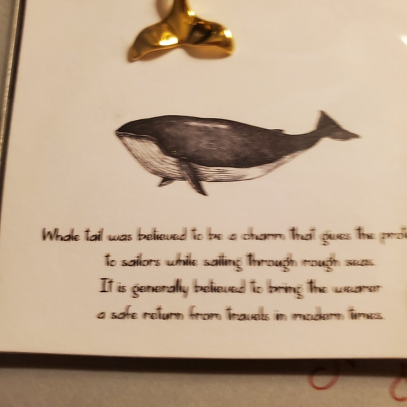 The " whales 🐋 tail 18k dip & tale on cardstock - Picture 8 of 9